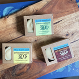 $6 Citrus Soaps - Avocado Lemongrass/Citrus Poppyseed/Patchouli Orange