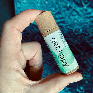 NEW 'get lippy' lip balm in paperboard tubes