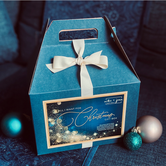 'all i want for christmas' gift box