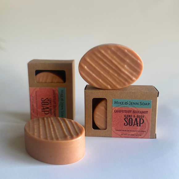 grapefruit bergamot soap - CLEARANCE