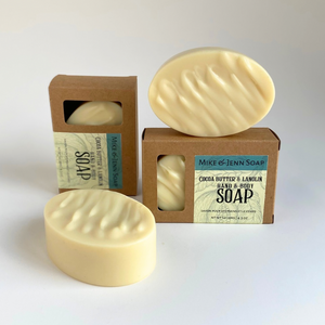 cocoa butter + lanolin soap